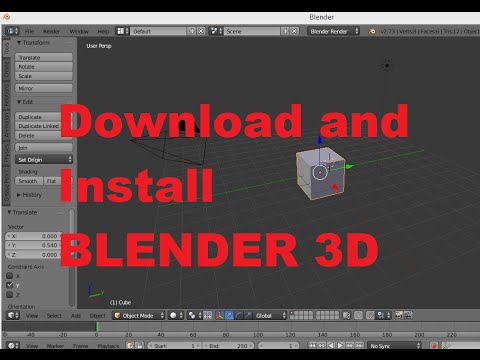 how to download blender for free